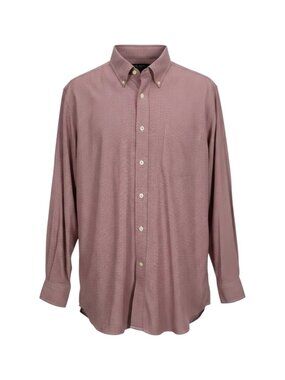 Pronto Uomo Button Down Shirt L Red